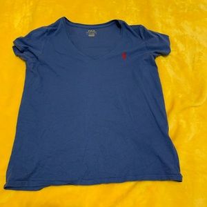 Polo Ralph Lauren Navy Blue V-Neck